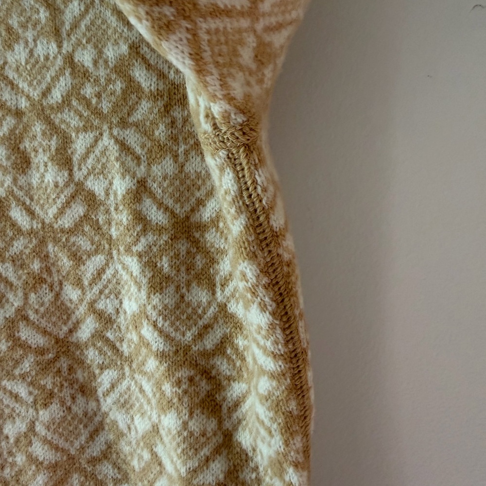 Fjallraven Snow Cardigan W in Dune Beige Yellow Size XS Wool Full Zip - Picture 6 of 16